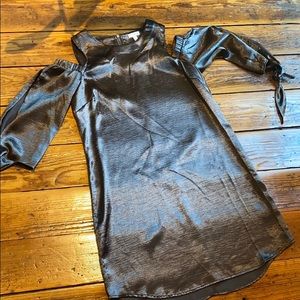 Classy gunmetal dress